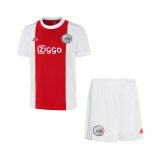 21/22 Ajax Home Kids Soccer Jersey + Short