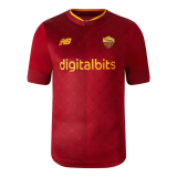 (Player Version) 22/23 AS Roma Home Soccer Jersey Mens