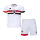 24/25 Sao Paulo FC Home Soccer Jersey + Shorts Kids