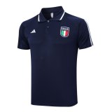 2023 Italy Navy Soccer Polo Jersey Mens
