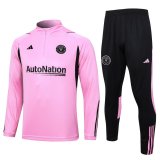 23/24 Inter Miami C.F. Pink Soccer Training Suit Sweatshirt + Pants Mens