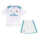 2017/2018 Real Madrid Retro Home Soccer Jersey + Shorts Kids