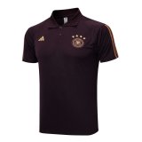 2023 Germany Brown Soccer Polo Jersey Mens