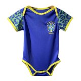 2022 Brazil Away Soccer Jersey Baby Infants