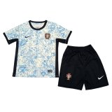 2024 Portugal Away Soccer Jersey + Shorts Kids