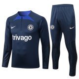 22/23 Chelsea Navy Soccer Training Suit Mens