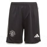 23/24 Manchester United Away Soccer Shorts Mens