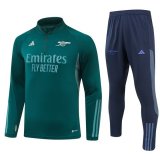 23/24 Arsenal Green Soccer Training Suit Mens