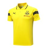23/24 Borussia Dortmund Yellow Soccer Polo Jersey Mens