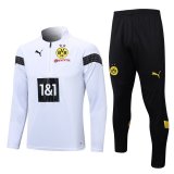 22/23 Borussia Dortmund White Soccer Training Suit Mens