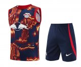 23/24 RB Leipzig Flames Soccer Training Suit Singlet + Short Mens