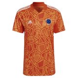 22/23 Cruzeiro Goalkeeper Orange Soccer Jersey Mens