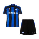 22/23 Inter Milan Home Kids Soccer Jersey + Shorts
