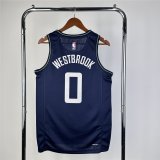 (WESTBROOK - 0) 23/24 Los Angeles Clippers Navy Swingman Jersey - City Edition Mens