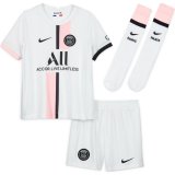 21/22 PSG Away Kids Soccer Jersey+Short+Socks