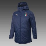 2020-21 Italy Navy Man Soccer Winter Jacket