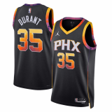 (Kevin Durant #35) 22/23 Phoenix Suns Brand Black Swingman Jersey - Statement Mens