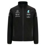 Mercedes-AMG Petronas 2022 Black Softshell F1 Team Jacket Man