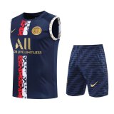 22/23 PSG Royal Soccer Singlet + Shorts Mens