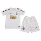 2011/2012 Santos FC Retro Home Soccer Jersey + Shorts Kids