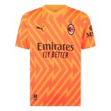 23/24 AC Milan Goalkeepr Orange Soccer Jersey Mens