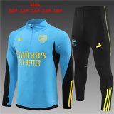 23/24 Arsenal Blue Soccer Training Suit Kids
