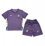 2024 England Away Soccer Jersey + Shorts Kids