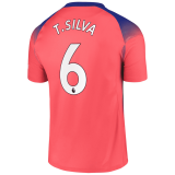 20/21 Chelsea Third Man Soccer Jersey T. Silva #6