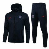 21/22 PSG Hoodie Royal Soccer Training Suit(Jacket + Pants) Man