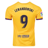 (Lewandowski #9) 22/23 Barcelona Fourth Soccer Jersey Mens