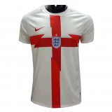 21/22 England White Short Soccer Training Jersey Mens