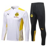 21/22 Borussia Dortmund White Soccer Training Suit Mens