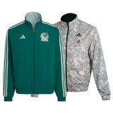 2022 Mexico Dual Side Green / White All Weather Windrunner Soccer Jacket Mens