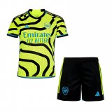23/24 Arsenal Away Soccer Jersey + Shorts Kids