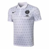 21/22 PSG Graphic White Soccer Polo Jersey Man
