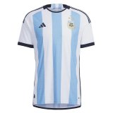 (Player Version) 2023 Argentina 3-Star Home World Cup Champions Soccer Jersey Mens