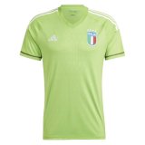 2024 Italy Goalkeeper Yellow Soccer Jersey Mens