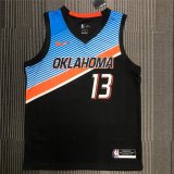 Oklahoma City Thunder 2021/2022 Black Swingman Jersey Man City Edition