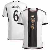 (Kimmich #6) 2022 Germany Home Soccer Jersey Mens