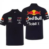 Red Bull Aston Martin Racing 2021 Black F1 Team Polo Jersey Man