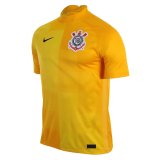 21/22 Corinthians Yellow Goalkeeper Mens Soccer Jersey