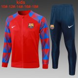23/24 Barcelona Red Soccer Training Suit Jacket + Pants Kids
