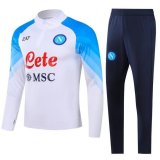 23/24 Napoli White Soccer Training Suit Mens