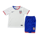 2024 USA Home Soccer Jersey + Shorts Kids