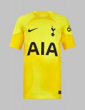 22/23 Tottenham Hotspur Goalkeeper Yellow Soccer Jersey Mens