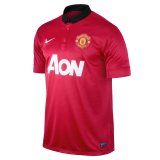 2013/14 Manchester United Retro Home Mens Soccer Jersey