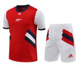 23/24 Arsenal Red Soccer Training Suit Jersey + Short Mens