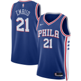 (Joel Embiid #21) 22/23 Philadelphia 76ers Royal Swingman Jersey - Icon Mens
