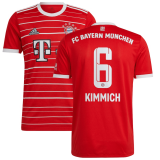 (Kimmich #6) 22/23 Bayern Munich Home Soccer Jersey Mens