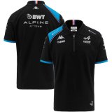 BWT Alpine 2023 Black F1 Team Polo Shirt Man